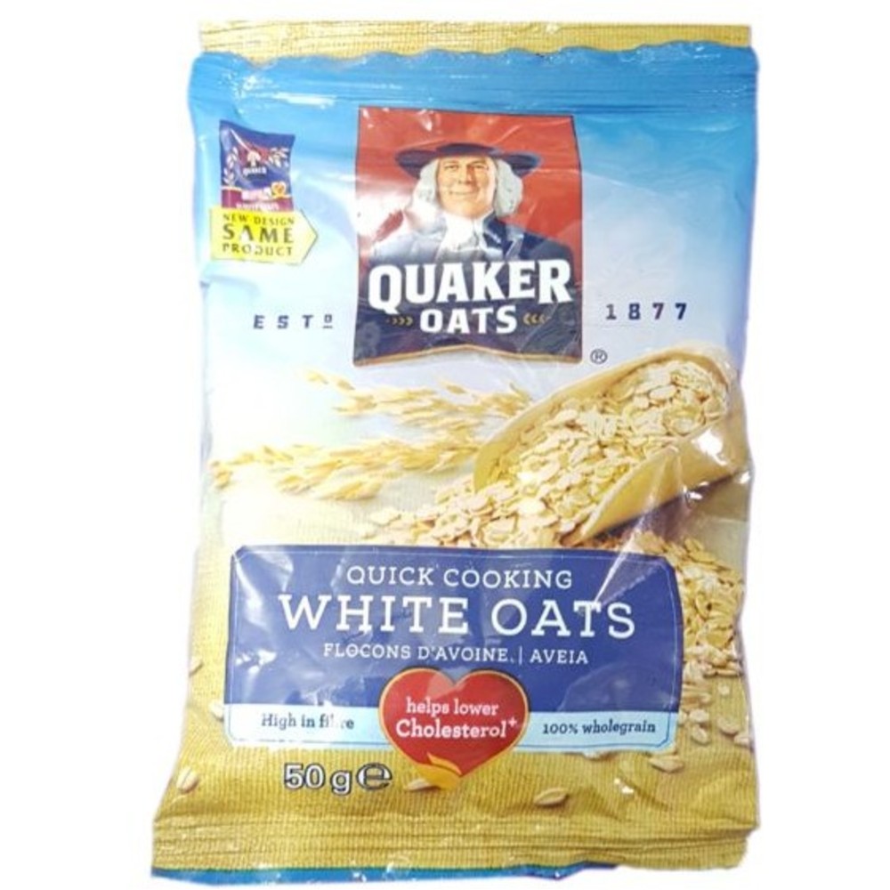 Quaker White Oats - 50g - CEDISHOP