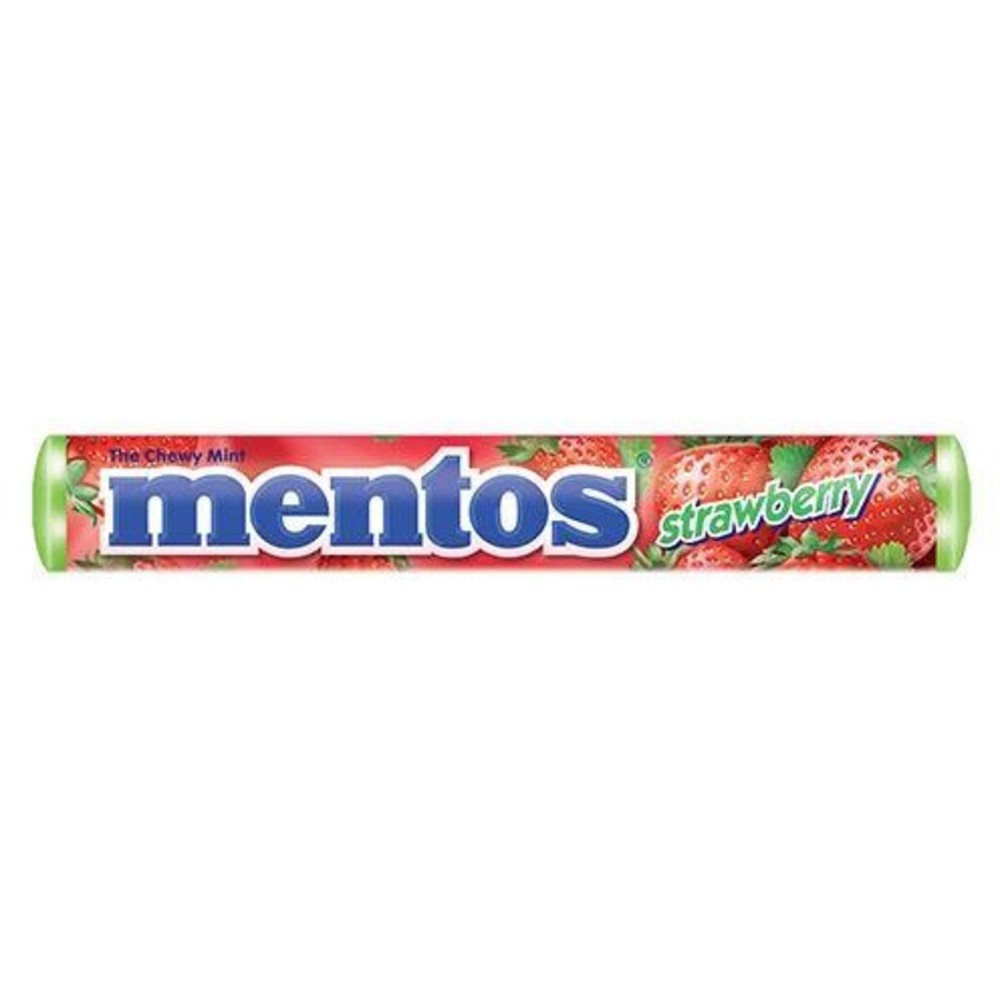 Mentos Strawberry Roll - 14 pcs - CEDISHOP