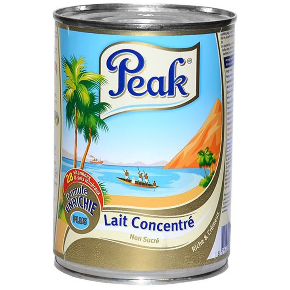 Peak Evaporated Milk (Unsweetened) 400g